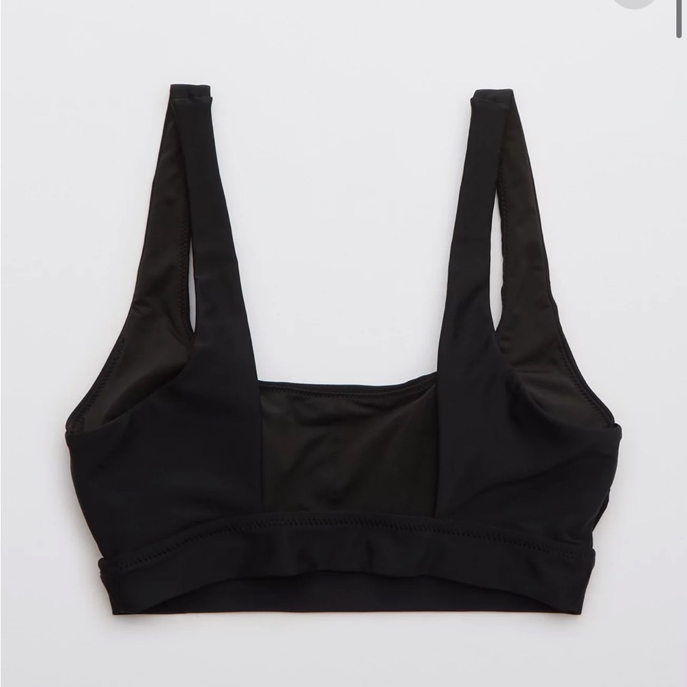 Aerie Banded Wide Strap Scoop Bikini Top size large nwot - Picture 4 of 6